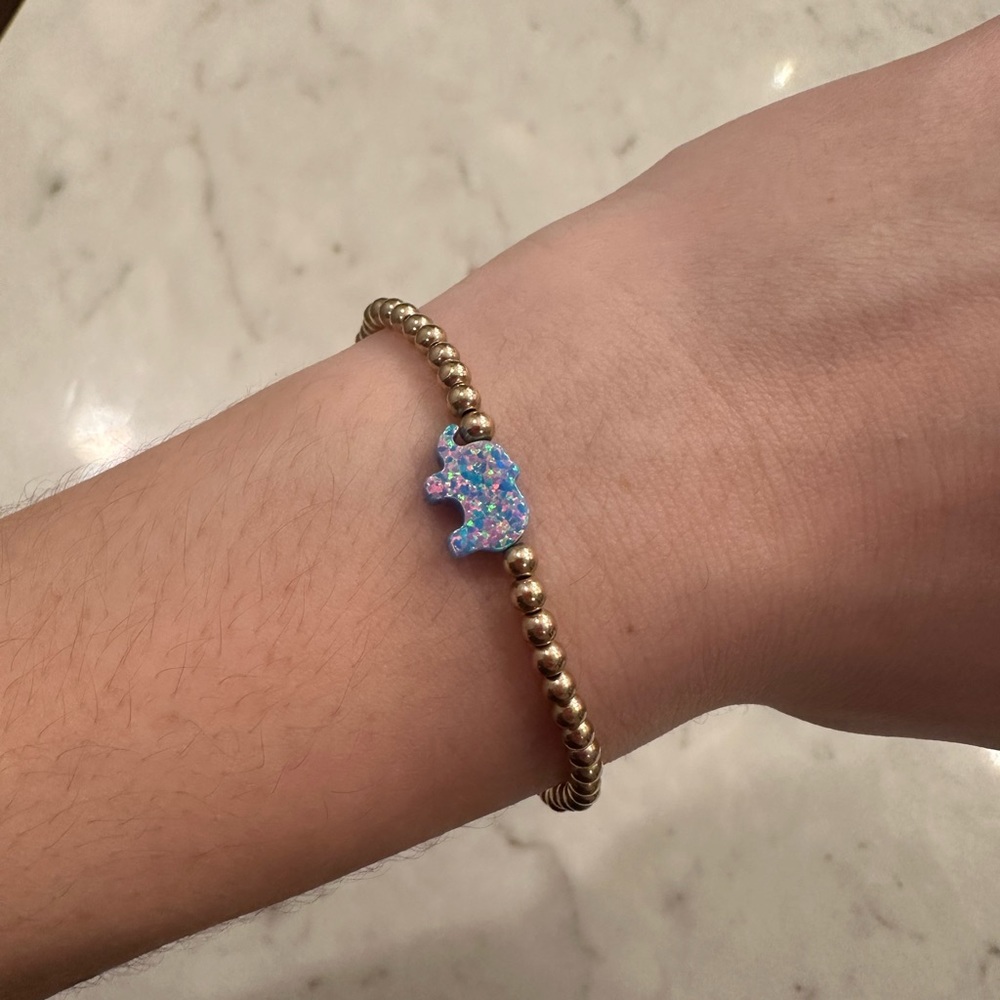 Hazel Boutique 14k Gold Filled Elephant Bracelet